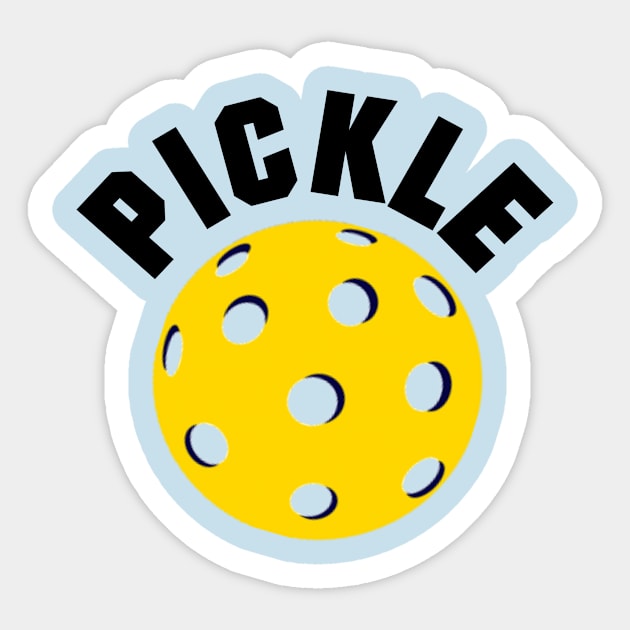 Simply Pickleball Sticker by numpdog